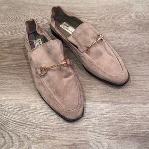 Vintage Havana Polly Taupe Bit Buckle Loafers